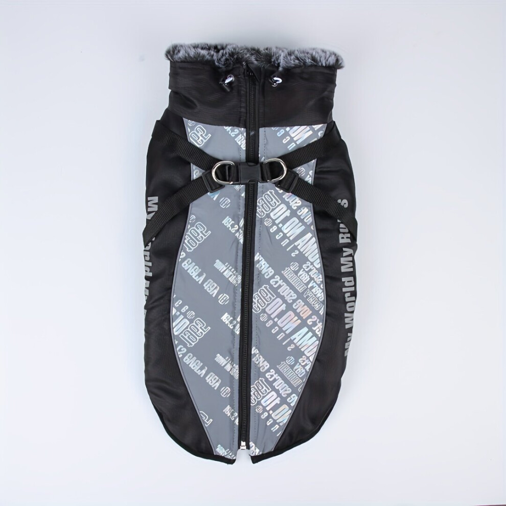 Veste réfléchissante chaude pour chien, idéale pour l'eau, blanche