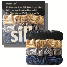 Elegante zijden haarbanden voor vrouwen, 4 stuks, 5#