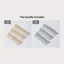 30 stuks metalen haarspeldjes voor thuis, goud*2 + zilver*2
