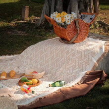 Luxury Suede Picnic Blanket - Lightweight, Washable.
