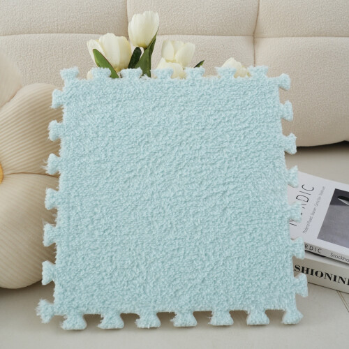 10 pezzi. Piastrelle per moquette per la zona della camera da letto, azzurro 10 pezzi