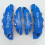 Bremssattelabdeckungen vorne, ABS-Material, Blau 2