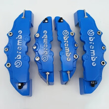 Bremssattelabdeckungen vorne, ABS-Material, Blau