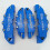 Bremssattelabdeckungen vorne, ABS-Material, Blau 1