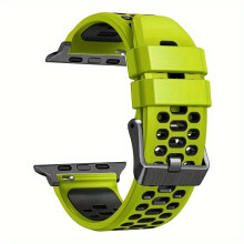 Smart Watch Uusi silikoniranneke Apple Watch Sport Ranneke., Tummanvihreä