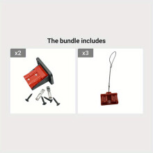 Conector de carregamento de carro vermelho 50A com proteção, vermelho*2 + proteção contra poeira vermelha*3