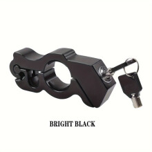 Trava antifurto para motocicleta - proteção para maçaneta e freio., Preto