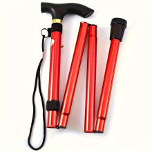 Ultraleichter Aluminium-Wanderstock mit Passwort., Red Mountain Crutches