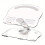Suporte para tablet em acrílico transparente, branco 2
