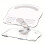 Suporte para tablet em acrílico transparente, branco 1