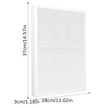 1 filtro HEPA LGM efficiente H13 compatibile con i purificatori d'aria 3M.