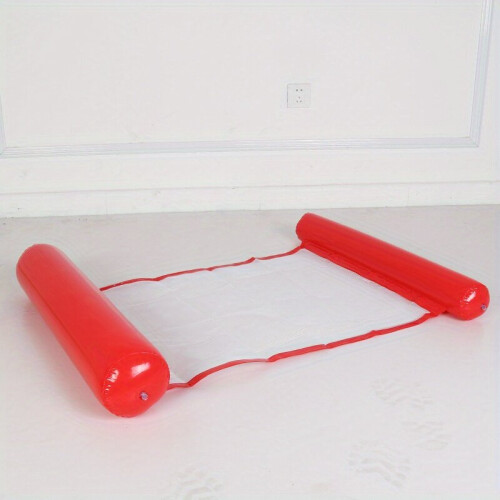 Hamac gonflable pliable pour l'été, rouge (pompe non incluse)