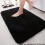 Luxuriöser, rutschfester Badezimmerteppich mit Memory-Schaum (schwarz) 2
