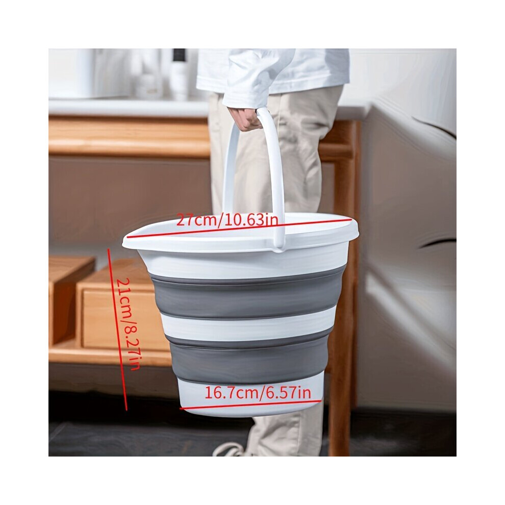 Seau pliable portable, 10 l.