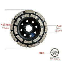 Diamond concrete grinding disc, 115 mm