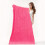 Serviette, 80x180 cm, 1 pièce rose 1