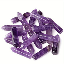 1 Stück/5 Stück/10 Stück Amethyst Natürliche Heilsteine Set für Reiki Meditation, 10 Stück