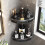 1 pc without drilling wall-mounted bathroom drawer 1