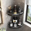 1 pc without drilling wall-mounted bathroom drawer 2