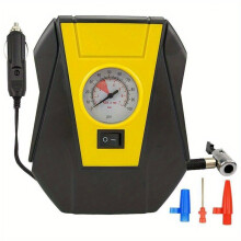 Compressor de ar portátil para carro com alimentação USB de 12 V.