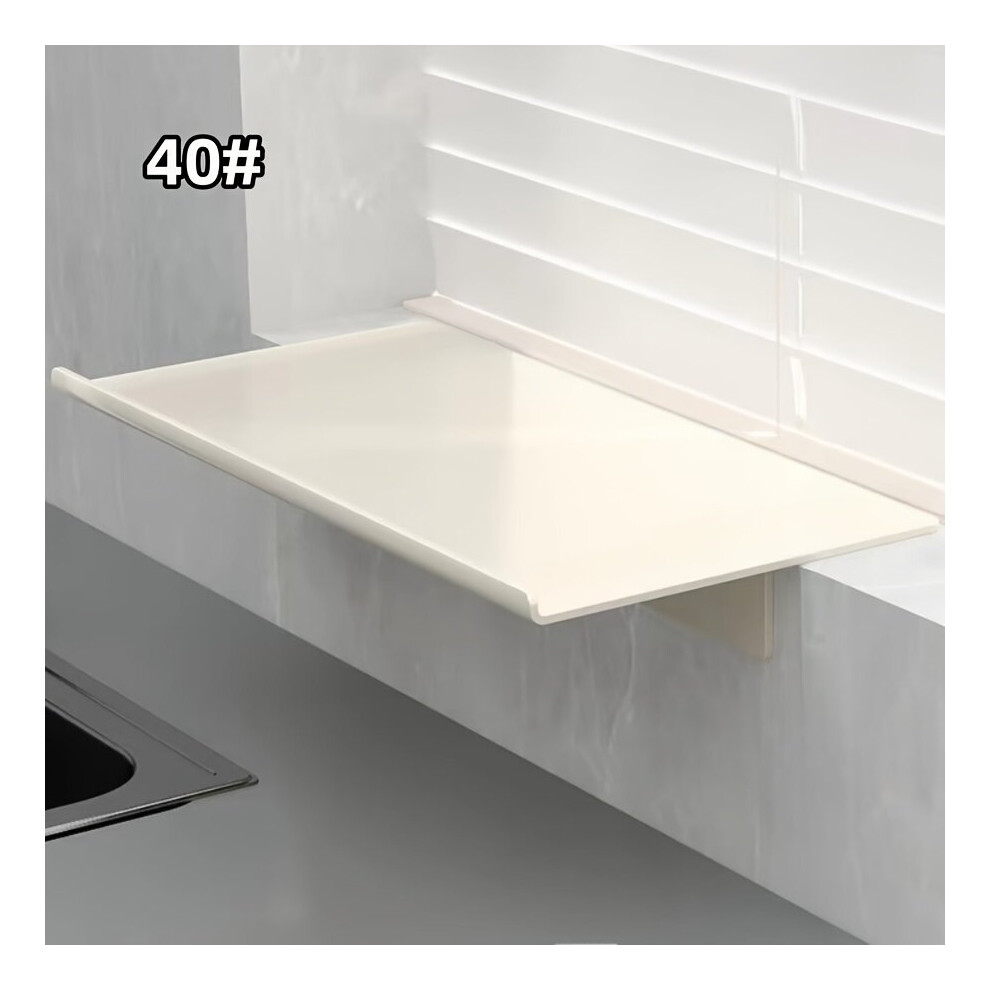 Étagère métallique de rebord pour cuisine ou salle de bain, 40#