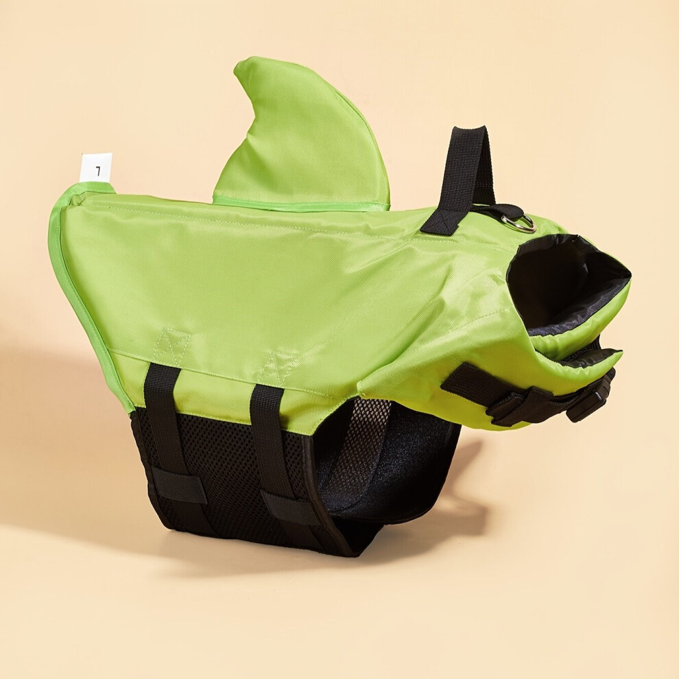 Gilet pour chien en forme de requin pour chiens de petite et moyenne taille., Vert A