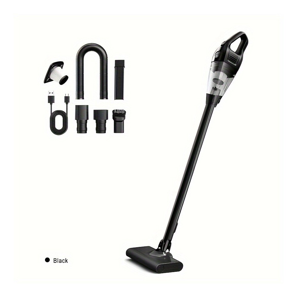 Aspirateur sans fil puissant pour la maison et la voiture, aspirateur sans fil 901pro, noir complet + chiffon