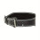 Professional leather powerlifting belt with non-slip coating., Black 1