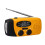 Rádio de emergência com manivela, 2000mAh, laranja 2