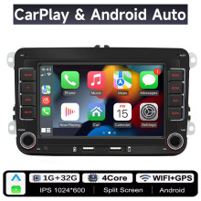 Reprodutor multimídia automotivo Android para Volkswagen Golf 5 6 Polo Passat B6 B7 CC Skoda Jetta Multimídia