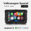 Reprodutor multimídia automotivo estéreo para VW Golf MK5 Polo Passat Jetta 7 polegadas 2