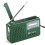 Rádio de emergência, 1000 mAh, verde 2