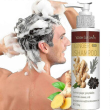 Ginger Shampoo, Ginger Extract Anti-Hair Loss Hair Shampoo, Hair Strengthening Shampoo, Hair Thickening Shampoo