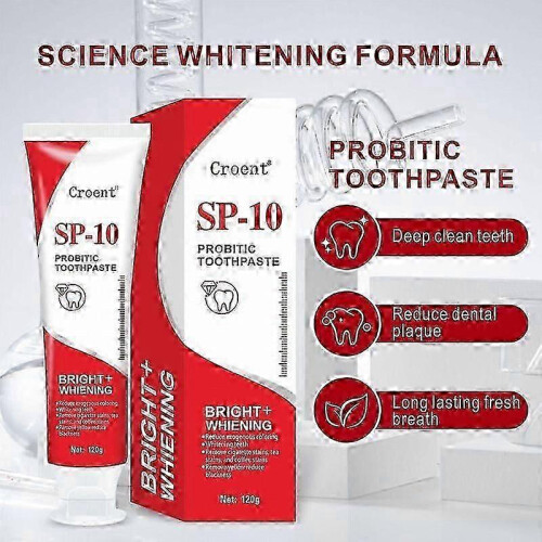 Sp-10 Ultra Whitening Toothpaste, Sp-10 Probiotics Whitening Toothpaste, SP-10 Toothpaste, Deep Cleaning Care Toothpaste 1