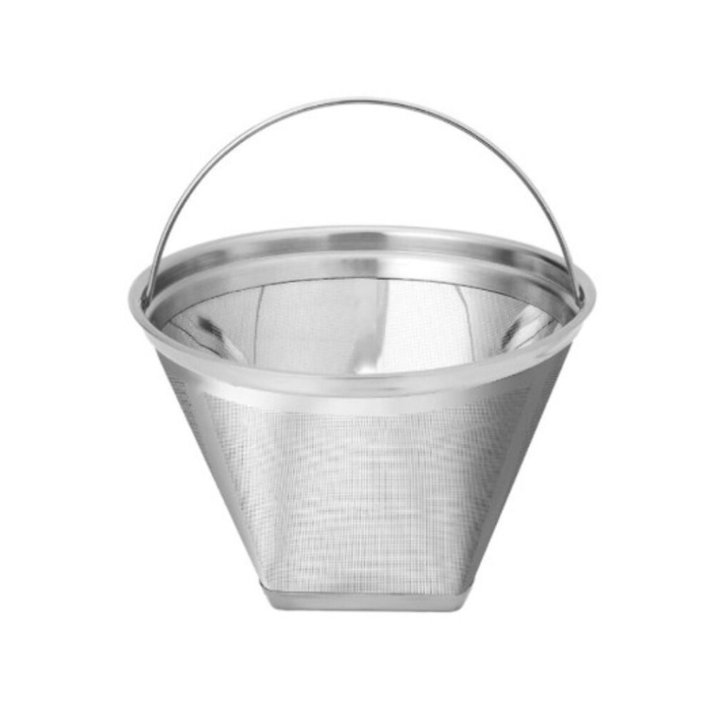 304 Stainless Steel Drip Coffee Machine Filter Fine Mesh Tea Strainer Coffee Powder Basket  Cafe