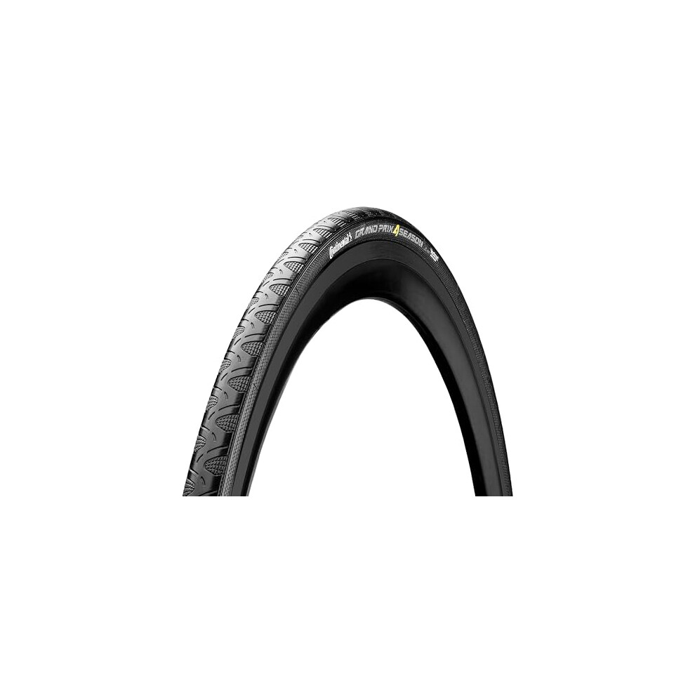 (700 X 25C, Black) Continental Grand Prix 4 Season DuraSkin Vectran Folding Tyre
