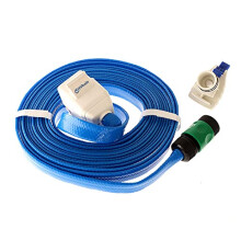 Whale Aquasource Mains Water Hook-Up EM9433 – Self-priming, 7.5m lay-flat hose, 3/4 inch BSP, UK/EU compatibility, no battery power required