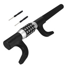 Turnart Steering Wheel Lock, Password Car Security Anti-Theft Device, Heavy Duty Steering Wheel Lock, Universal Fit for Cars, Trucks, Vans and SUVs