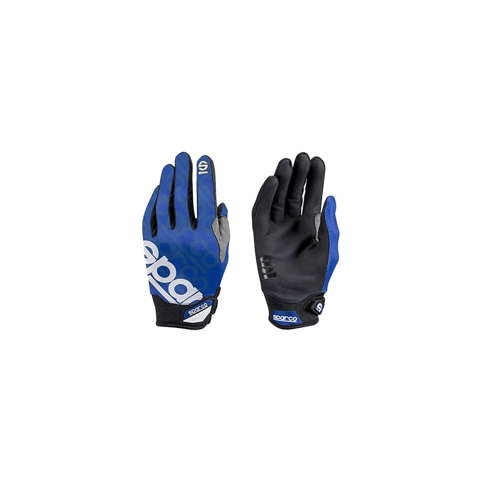 Sparco Blue Meca 3 Gloves Size 9 (S)