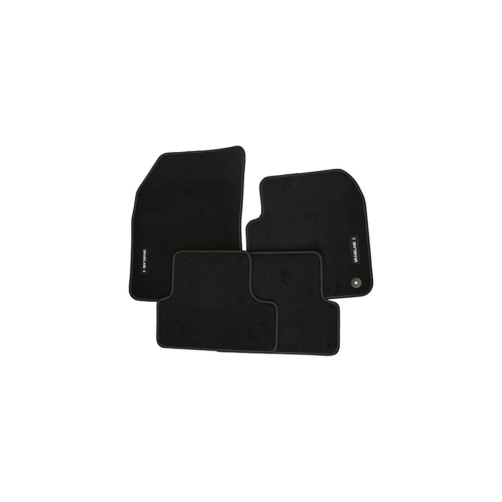 Vauxhall Genuine Grandland X Carpet Footwell Mats Tailored Fitted Set Of 4 Official Grandland X 2017+ Velour Mats Black