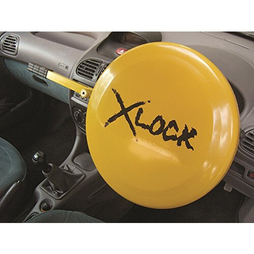 X-Lock Full Face Steering Wheel Lock - With 2 Keys And Storage Bag