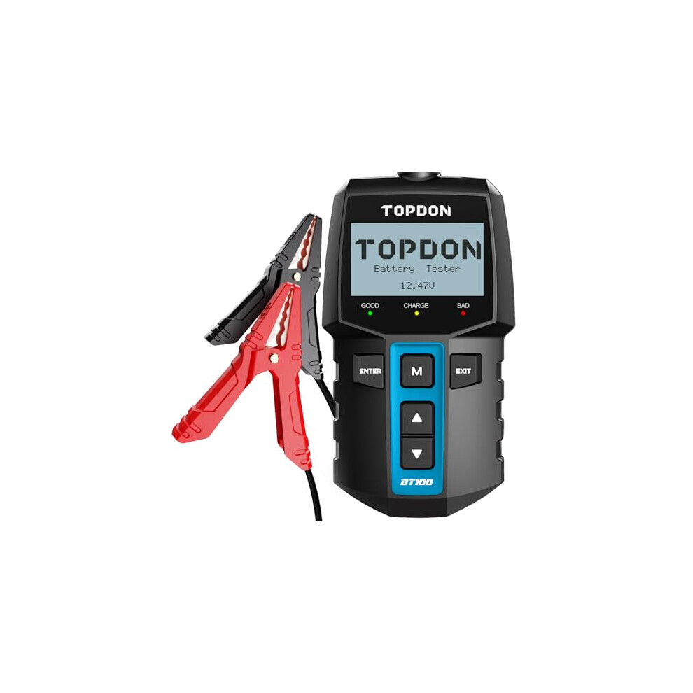 Car Battery Tester Topdon Bt100 12V Battery Load Tester 1002000Cca Alternator Analyzer Load Cranking Charging Tester For Diyers Auto Repair Shops 632111336237