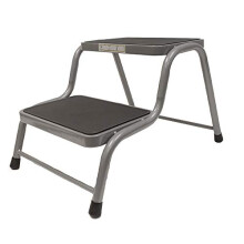 Caravan Step - Double Steel (silver) - Maypole Silver Motorhome Camping 5385 New - step double steel caravan maypole silver motorhome camping 5385