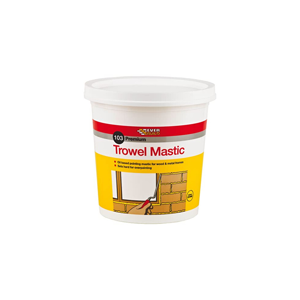 Everbuild 103 Premium Trowel Mastic, Stone, 6 Kg