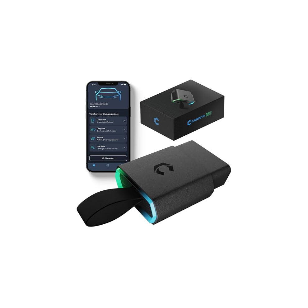 Carista Evo - Bluetooth Scanner And App: Diagnostics, Customizations, Service Tools, And Live Data For Your Vehicle