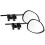 2899 Universal Aero 4 towing mirrors, pack of 2 1