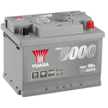 YBX3075 Battery YUASA 12V 60 Ah 550 Opel Mokka Cc 1700 CDTI Corsa