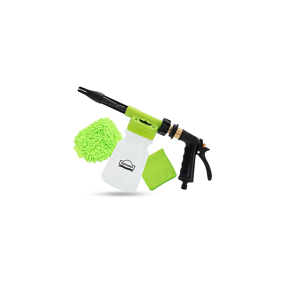Car Wash Foam Cannon, Dewinner Foam Blaster, Quick Release Soap Washer Gun, Quick Connect To Garden Hose Snow Lance, Auto Washer Sprayer, With 759663942102