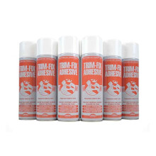 Trim Fix 6x 500ml High Temperature Adhesive Glue Spray for Van Lining Headlining