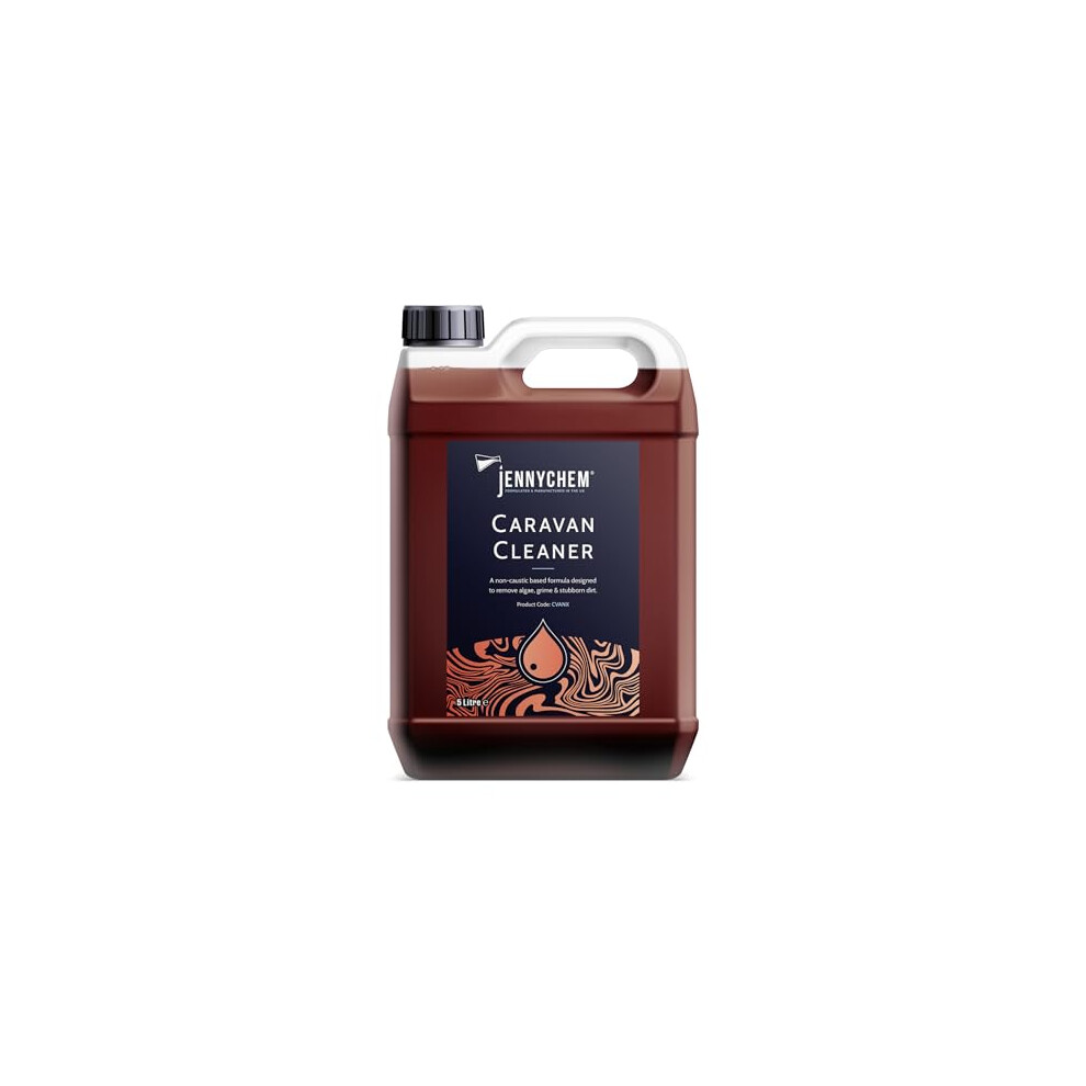 Jennychem Industrial Chemicals Concentrated Motorhome & Caravan Cleaner (5L) - Campervan Cleaner - Algae And Caravan Streak Remover On All Caravan Surfaces Black